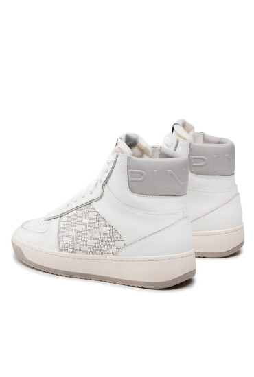 Pinko Сникърси Nancy 2 Basket Hi Sneaker PE 22 BLKS1 1H210T Y84X Bianco/Gri ZK1 - Mera.bg