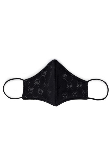 Pinko Текстилна маска Sociologia Mask Neoprene St.Monogram 20211 PRR 1N20D7 Y7RE Black Z99 - Mera.bg