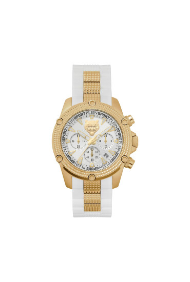 Plein Sport Часовник Hurricane PSDBA0423 White/Gold - Mera.bg