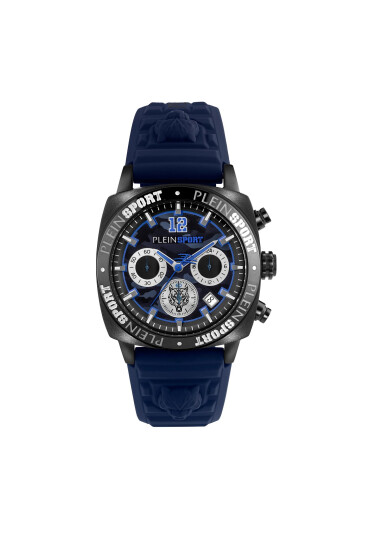Plein Sport Часовник Wildcat PSGBA0323 Тъмносин - Mera.bg