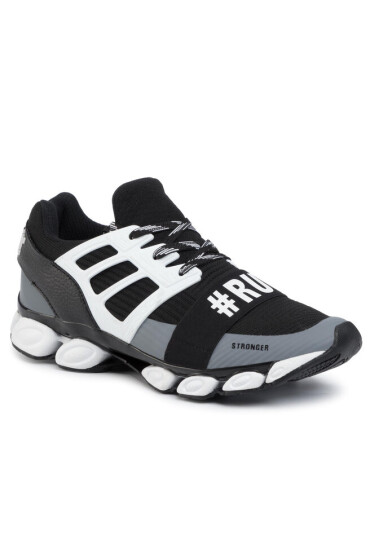 Plein Sport Сникърси Runner Original A19S USC0012 SXV002N Black/White 0201 - Mera.bg