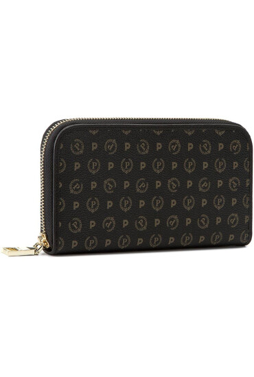 Pollini Голям дамски портфейл TE9001PP02Q1100A Черен - Mera.bg