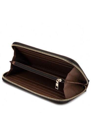 Pollini Голям дамски портфейл TE9001PP02Q1100D Черен - Mera.bg