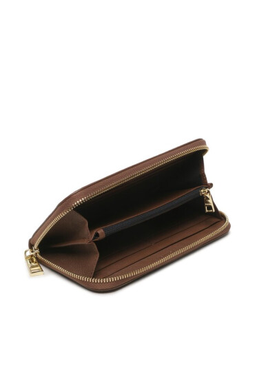 Pollini Голям дамски портфейл TE9001PP02Q2530A Кафяв - Mera.bg