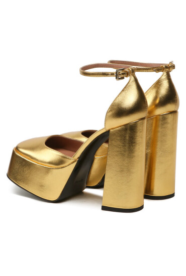 Pollini Обувки на ток SA1010EC1HTK0901 Златист - Mera.bg