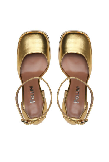 Pollini Обувки на ток SA1010EC1HTK0901 Златист - Mera.bg