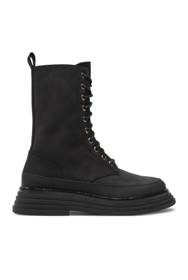 Pollini Зимни обувки SA24074G1LTO0000 Черен - Mera.bg