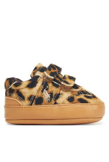 Polo Ralph Lauren Бебешки обувки Heritage Court III T-Toe RL03388256 Кафяв - Mera.bg