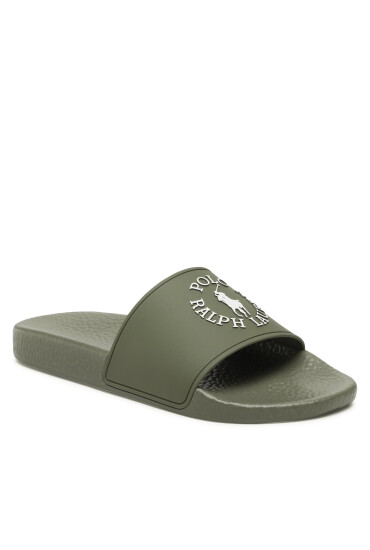 Polo Ralph Lauren Чехли P. Slide/Cb 809892947003 Sage Green/White Cr Logo - Mera.bg
