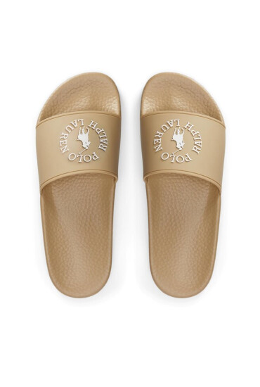 Polo Ralph Lauren Чехли P. Slide/Cb 809892947006 Sand Dune/White Cr Logo - Mera.bg