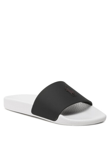 Polo Ralph Lauren Чехли Polo Slide 809892946003 Black/Safety Yellow - Mera.bg