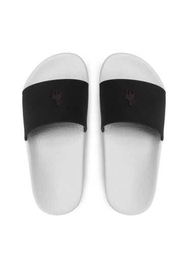 Polo Ralph Lauren Чехли Polo Slide 809892946003 Black/Safety Yellow - Mera.bg