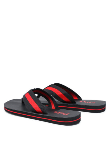 Polo Ralph Lauren Джапанки Vintage Bolt 816861101006 Black/Red - Mera.bg
