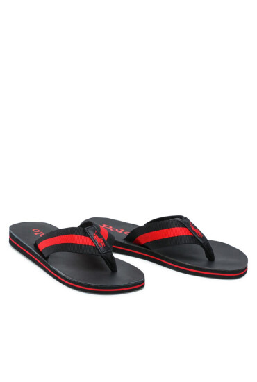 Polo Ralph Lauren Джапанки Vintage Bolt 816861101006 Black/Red - Mera.bg
