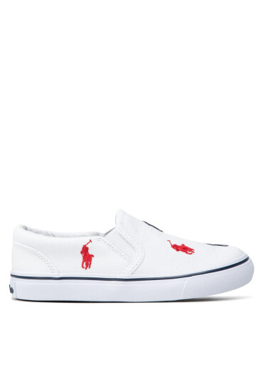 Polo Ralph Lauren Гуменки Keanton Slip On RF103502 S White/Navy/Red - Mera.bg