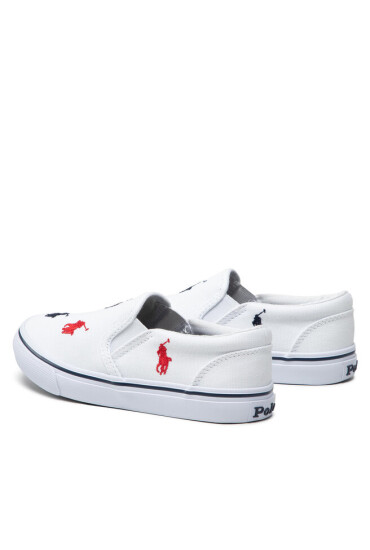 Polo Ralph Lauren Гуменки Keanton Slip On RF103502 S White/Navy/Red - Mera.bg