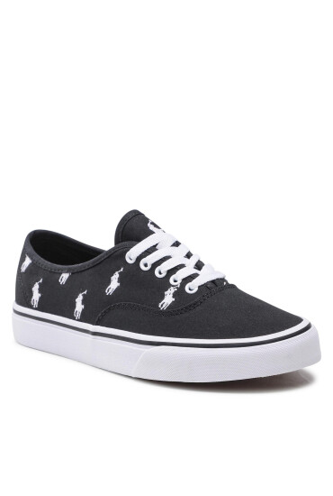 Polo Ralph Lauren Гуменки Keaton 816841209015 Black/White Aopp - Mera.bg