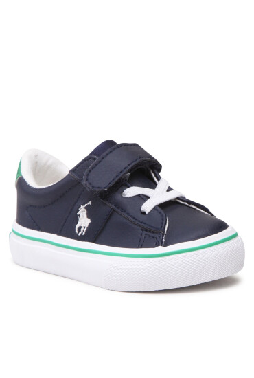 Polo Ralph Lauren Гуменки Sayer Ps RF104049 Navy Tumbled/Green w/ White PP - Mera.bg