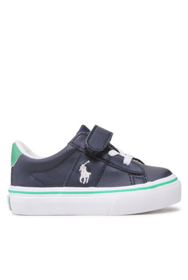 Polo Ralph Lauren Гуменки Sayer Ps RF104049 Navy Tumbled/Green w/ White PP - Mera.bg