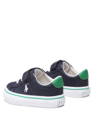 Polo Ralph Lauren Гуменки Sayer Ps RF104049 Navy Tumbled/Green w/ White PP - Mera.bg