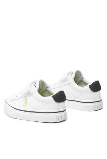 Polo Ralph Lauren Гуменки Sayer Ps RF104093 White Recycled Canvas/Navy/Citron w/ Citron PP - Mera.bg