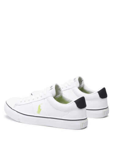 Polo Ralph Lauren Гуменки Sayer RF104092 White Recycled Canvas/Navy/Citron w/ Citron PP - Mera.bg