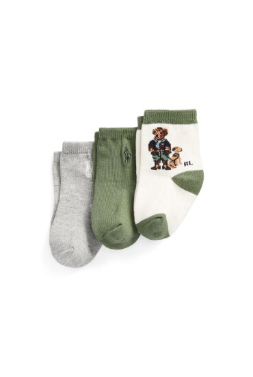 Polo Ralph Lauren Комплект 3 чифта дълги чорапи детски - Mera.bg