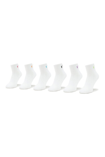 Polo Ralph Lauren Комплект 6 чифта дълги чорапи дамски 455908151001 White - Mera.bg