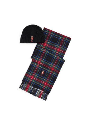 Polo Ralph Lauren Комплект шал и шапка 449959531001 Цветен - Mera.bg