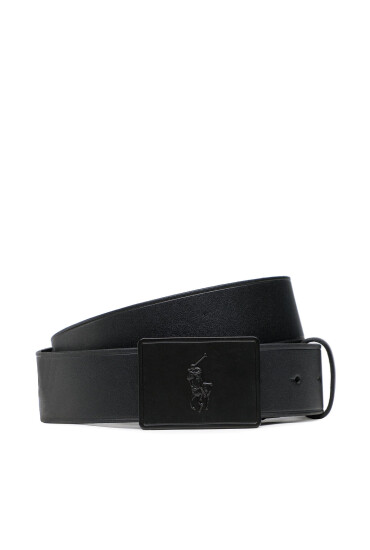 Polo Ralph Lauren Мъжки колан 36mm Pp Plaque Belt 405691693005 Черен - Mera.bg