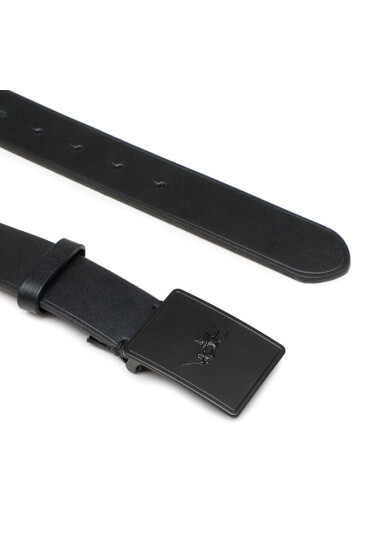 Polo Ralph Lauren Мъжки колан 36mm Pp Plaque Belt 405691693005 Черен - Mera.bg