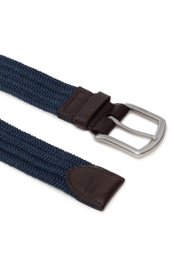 Polo Ralph Lauren Мъжки колан 35Mm Braid Stretch 405666041002 Тъмносин - Mera.bg