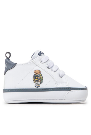 Polo Ralph Lauren Обувки Quilton Bear Gore Hi RL100684 White/Navy - Mera.bg