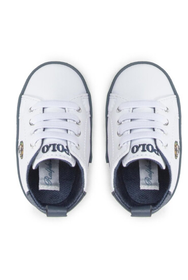 Polo Ralph Lauren Обувки Quilton Bear Gore Hi RL100684 White/Navy - Mera.bg