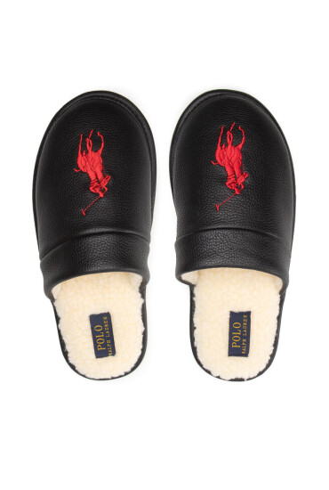 Polo Ralph Lauren Пантофи Irving SML4726ARL Black/Red - Mera.bg