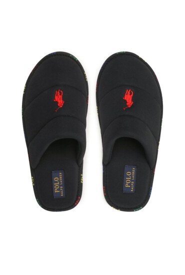 Polo Ralph Lauren Пантофи Klarence RF104142 Black/Red - Mera.bg