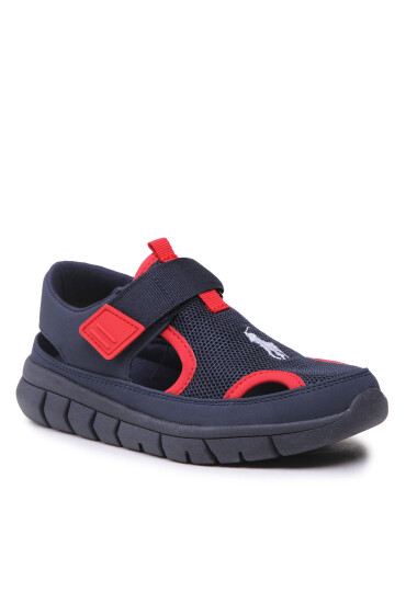 Polo Ralph Lauren Сандали Barnes Sandal RF104032 Navy Mesh/PU Nubuck w/ White PP - Mera.bg