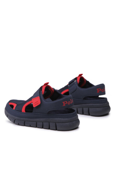 Polo Ralph Lauren Сандали Barnes Sandal RF104032 Navy Mesh/PU Nubuck w/ White PP - Mera.bg