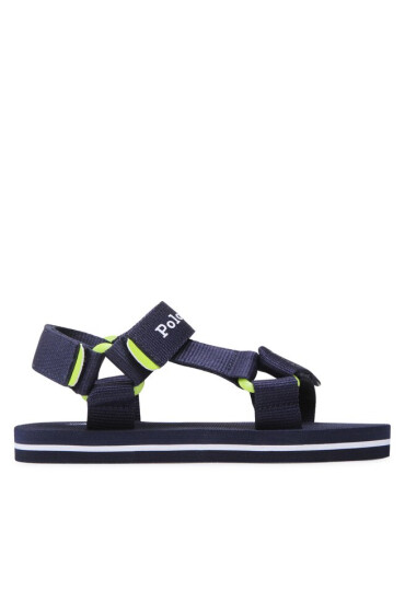Polo Ralph Lauren Сандали New Haven RF104056 Navy Webbing/Citron w/ White PP - Mera.bg