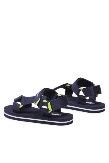 Polo Ralph Lauren Сандали New Haven RF104056 Navy Webbing/Citron w/ White PP - Mera.bg