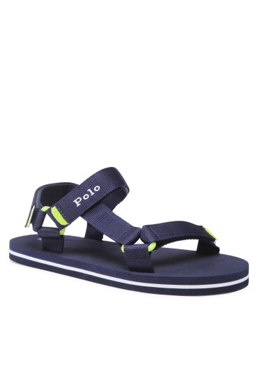 Polo Ralph Lauren Сандали New Haven RF104056 Navy Webbing/Citron w/ White PP - Mera.bg