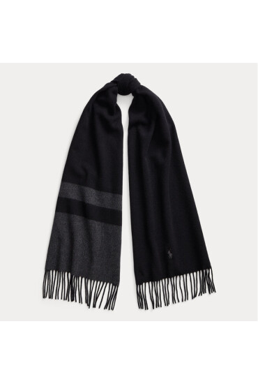 Polo Ralph Lauren Зимен шал 455898831001 Black/Charcoal - Mera.bg