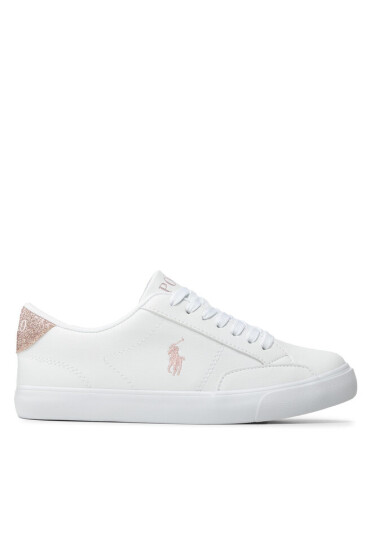 Polo Ralph Lauren Сникърси Theron Iv RF103545 White/Pink - Mera.bg