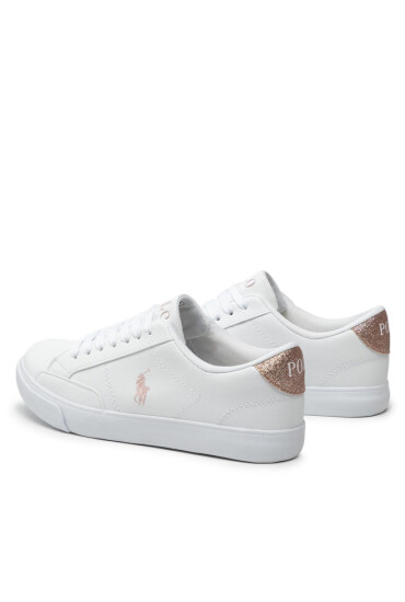Polo Ralph Lauren Сникърси Theron Iv RF103545 White/Pink - Mera.bg