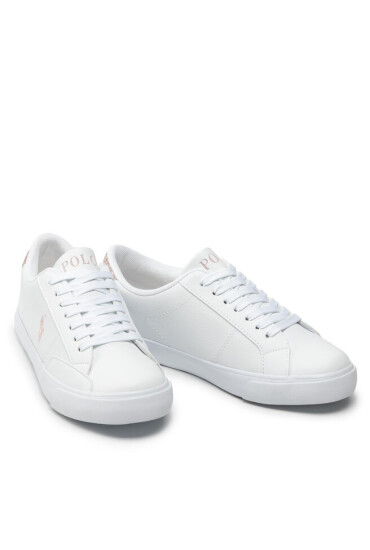 Polo Ralph Lauren Сникърси Theron Iv RF103545 White/Pink - Mera.bg