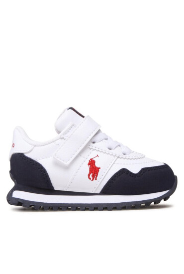 Polo Ralph Lauren Сникърси Train 89 Pp Ps RF104135 White Tumbled/Navy Micro w/ Red PP - Mera.bg