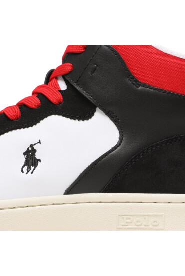 Polo Ralph Lauren Сникърси Polo Crt Hgh 809892297001 Черен - Mera.bg