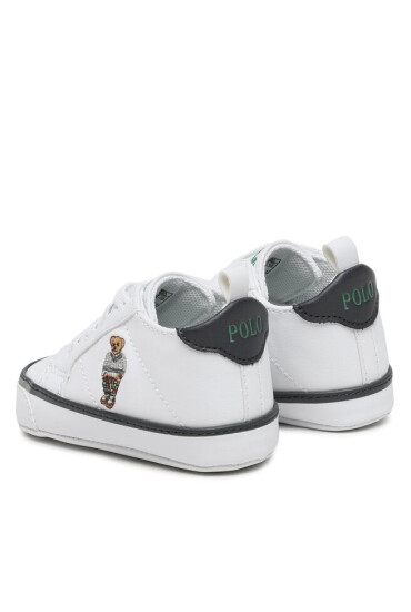 Polo Ralph Lauren Сникърси Quilton Bear Gore Hi Layette RL100729 White Smooth/Navy/Green w/ Preppy Bear - Mera.bg