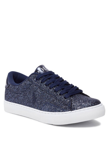 Polo Ralph Lauren Сникърси RF104261 NAVY GLITTER/METALLIC PU W/ NAVY PP - Mera.bg