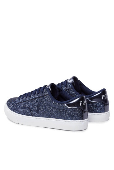 Polo Ralph Lauren Сникърси RF104261 NAVY GLITTER/METALLIC PU W/ NAVY PP - Mera.bg